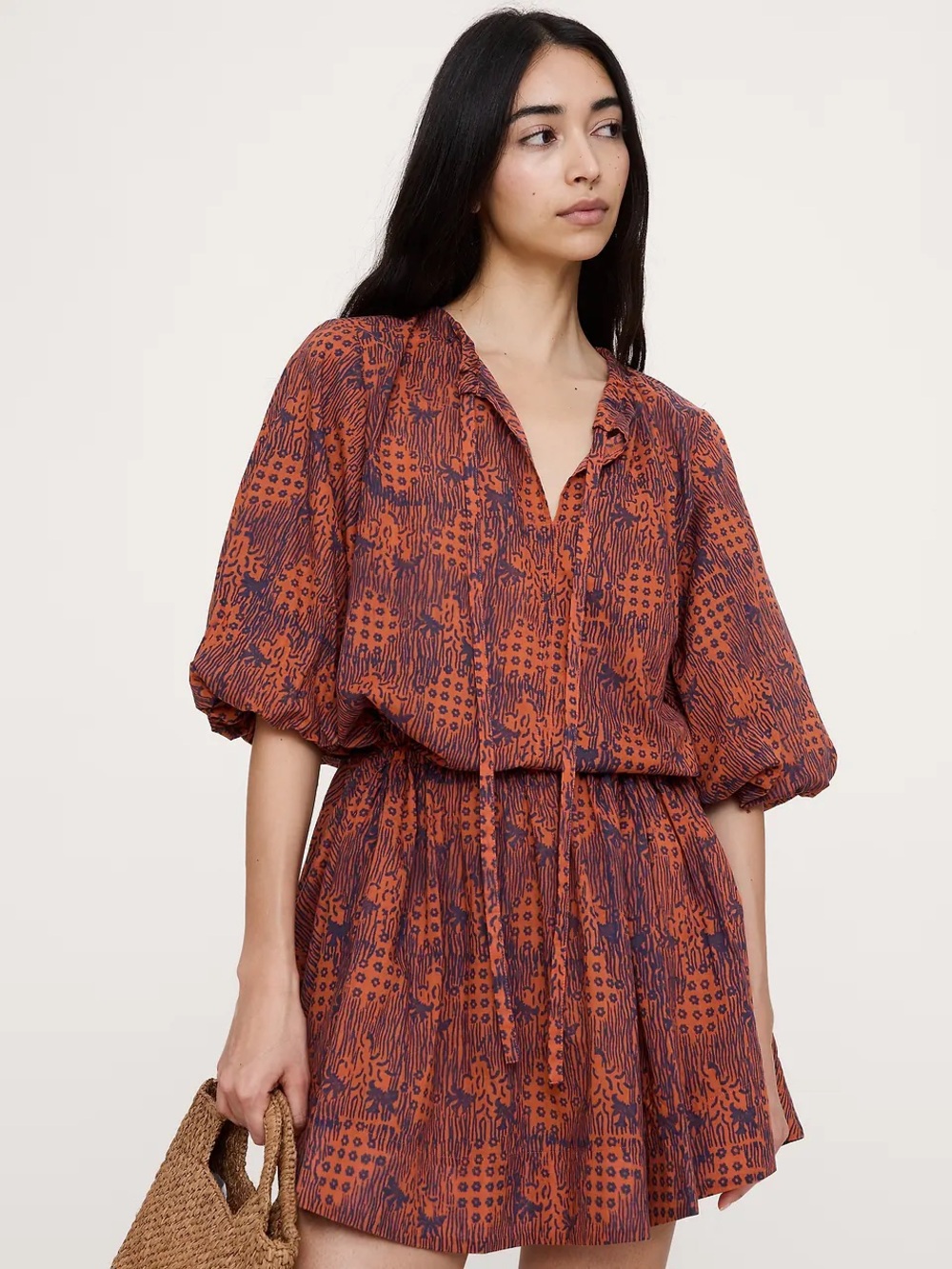 Banana Republic lightweight cotton mini dress